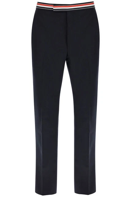 Thom browne tricolar waistband wool twill pants MONCLER 4 Men
