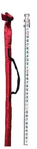 GEOLENI Aluminum Grade Rod - 8ths, With Carrying Case and Rod leve (9 Foot)