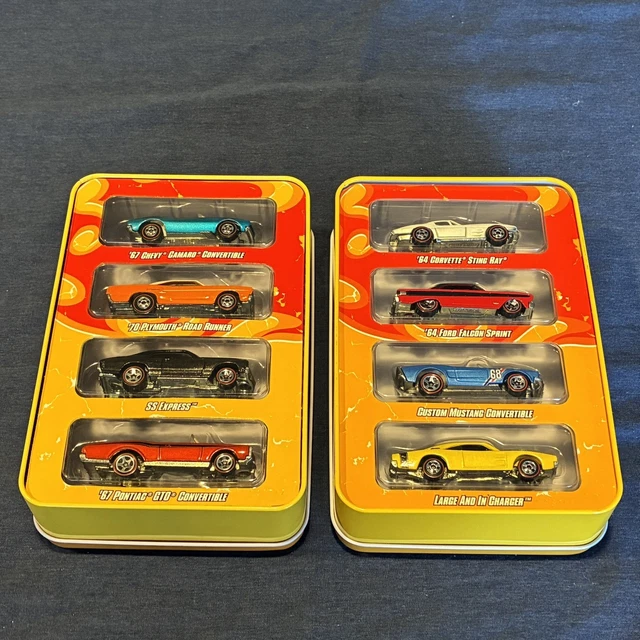 HOT WHEELS SINCE '68 Muscle Cars 4-Car Pack #1 & 2 1:64 Diecast