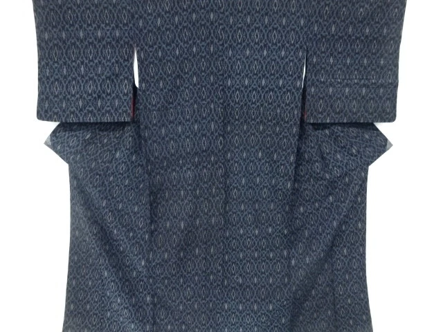 6549118: Japanese Kimono / Antique Kimono / Taisho Roman Style / Tsumugi / Woven