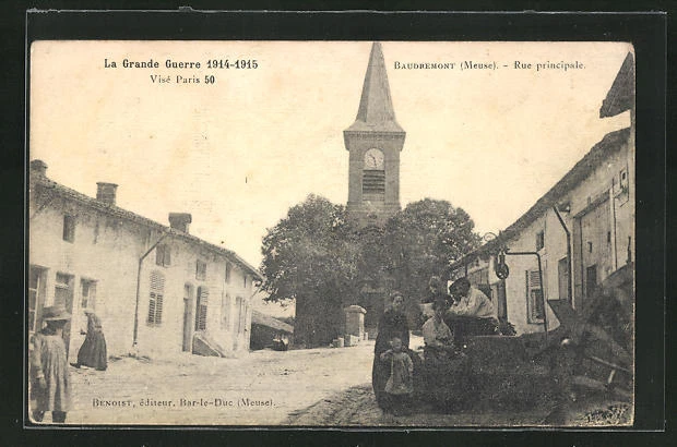 CPA Baudremont, Rue principale