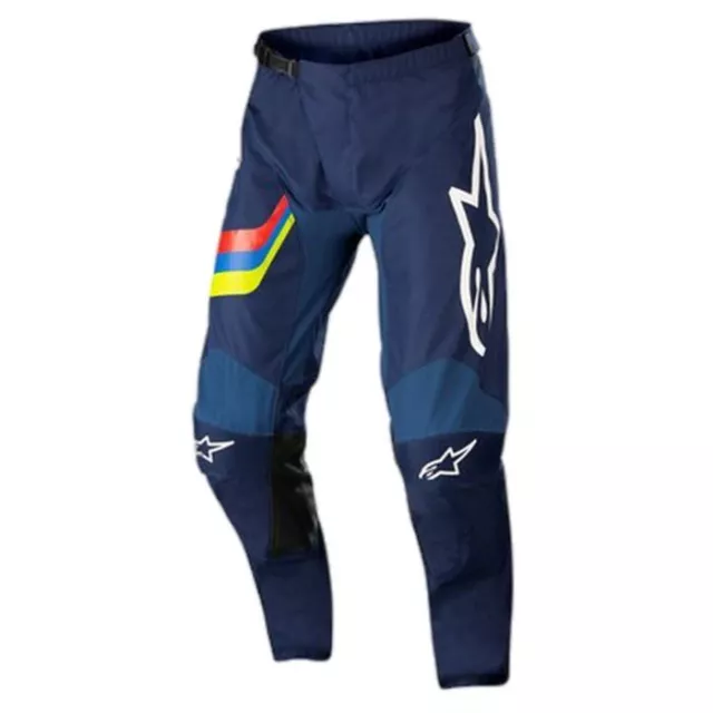 Pantalones de motocross Alpinestars Racer BRAAP 2022 azul oscuro para adultos