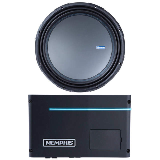 Memphis PRXA600.1 Power Reference Series Mono Subwoofer Amplifier and 1 Memph...