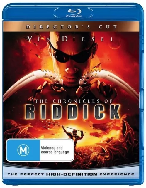 Chronicles Of Riddick (Blu-ray, 2009) Region B Vin Diesel Free Postage