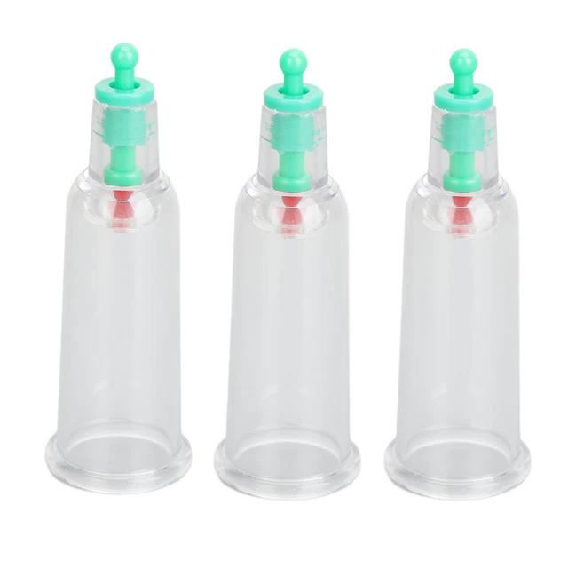 3pcs finger cupping cup vacuum massager massage cups body facial SGH