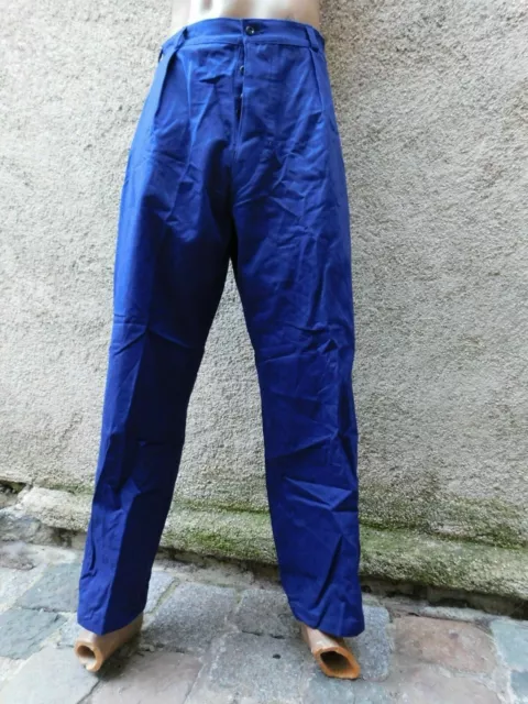 PANTALON DE TRAVAIL 1966 Bleu De Travail Working Trousers Vintage