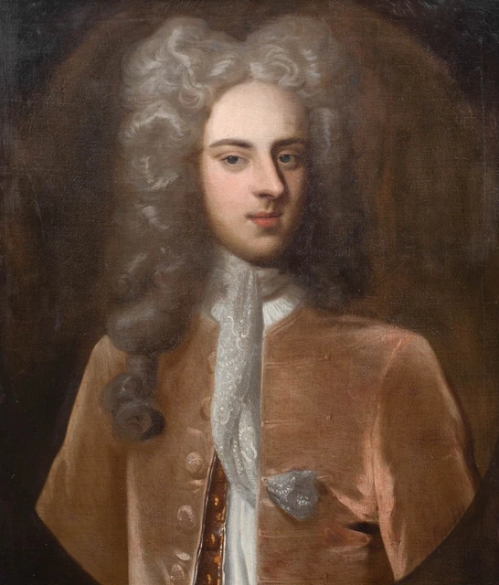 Large 18th Century Portrait Lionel Sackville 1st Duke Of Dorset & Ireland