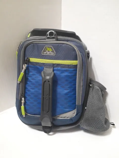 AZ Pro Lunch Box Azul Alto Rendimiento Paquete Doble Compartimento Portabebidas