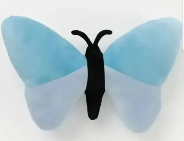 ⭐️ MILKSHAKE FRIENDS Beautiful Butterfly Cushion in Blue & Black RRP $40 ⭐️