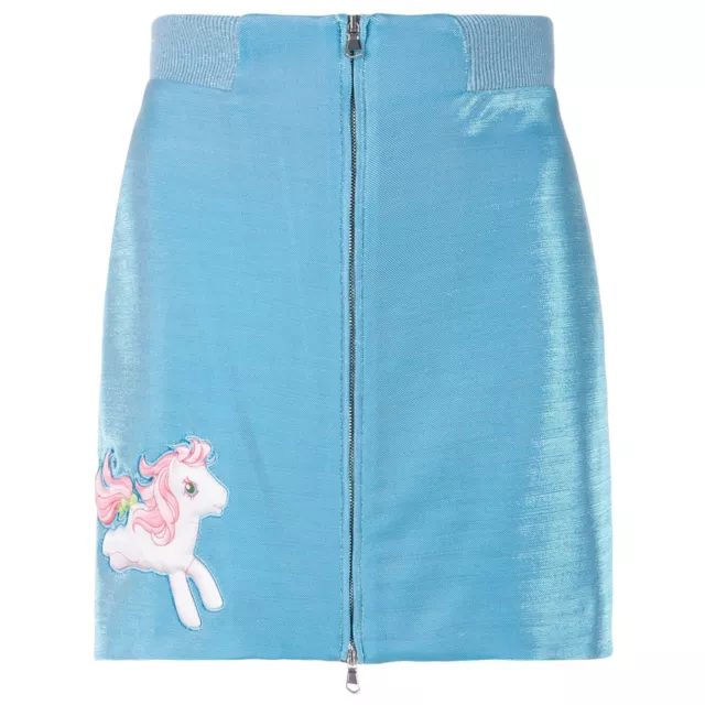 Nwt Jeremy Scott Moschino My Little Pony Capsule Zipper Mini Skirt 8