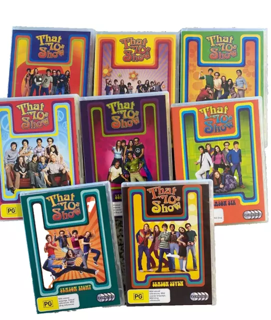 THAT 70's (Seventies) SHOW Complete Series, Seasons 1 2 3 4 5 6 7 8, Reg 4 DVD