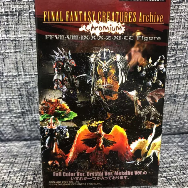 SET OF 4 Final Fantasy Figure Creatures Archive Chromium