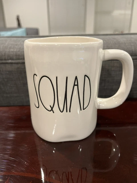New Rae Dunn Squad White Coffee Mug by Magenta