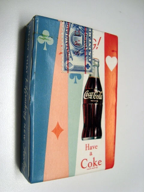 1963 Sealed Deck of Coca-Cola Playing Cards, Version #2