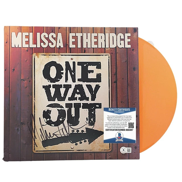 Melissa Etheridge Signed Vinyl One Way Out Record Album Beckett Authentic COA