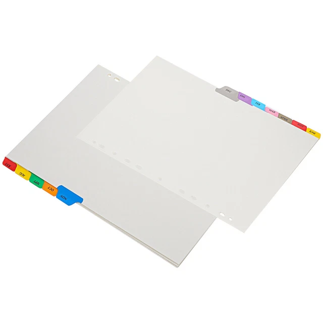 640 Autocollants Marqueurs De Page Colorés - Onglets Index Transparents 14x0.5cm