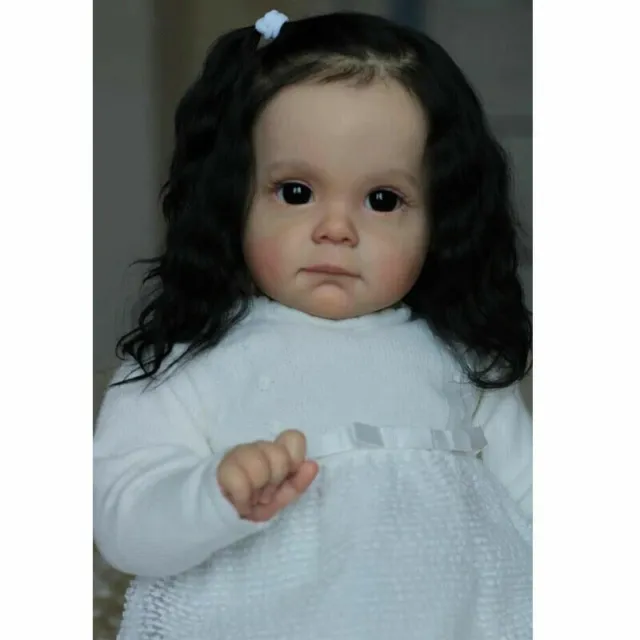 Reborn Baby Doll Cuddy Toddler Girl Handmade Lifelike Newborn Toddler w/ Clothes