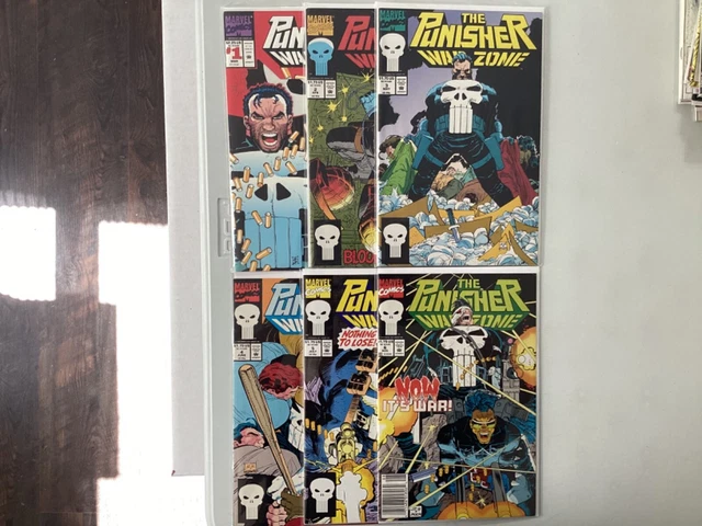 Punisher War Zone 1-6 Complete 1992 John Romita Jr Klaus Jansen VF/NM