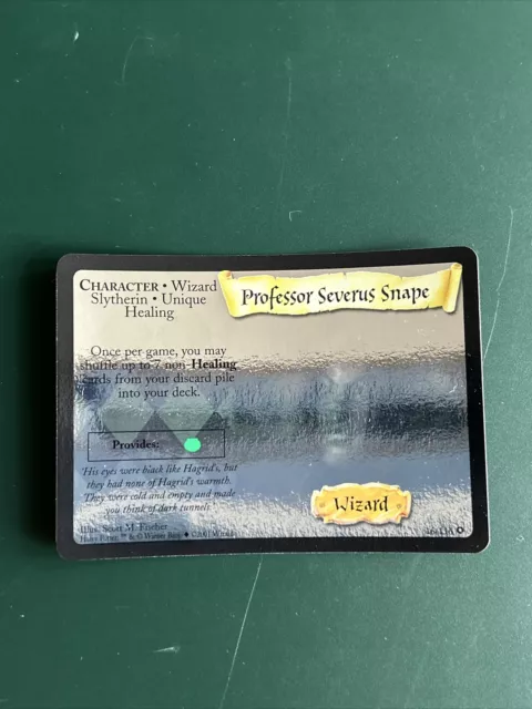 2001 Harry Potter WOTC Professor Severus Snape 16/116 Holo Trading Card Game