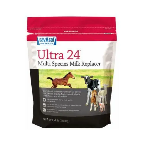 Milk Products LLC Ultra 24 Ganado Leche Sustituto, 4-Lbs