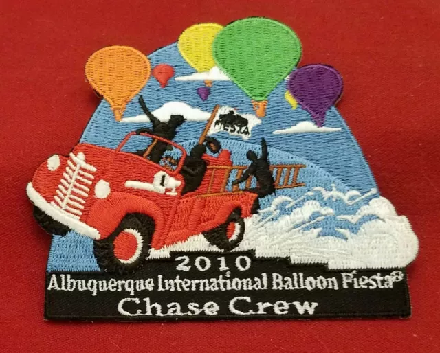 2010 Chase Crew Albuquerque International Balloon Fiesta Balloon Patch