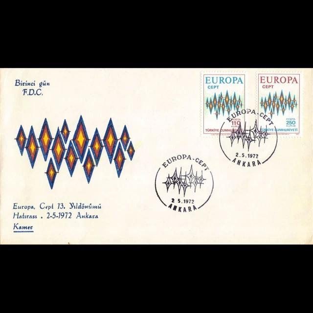 Turquie - FDC Europa 1972