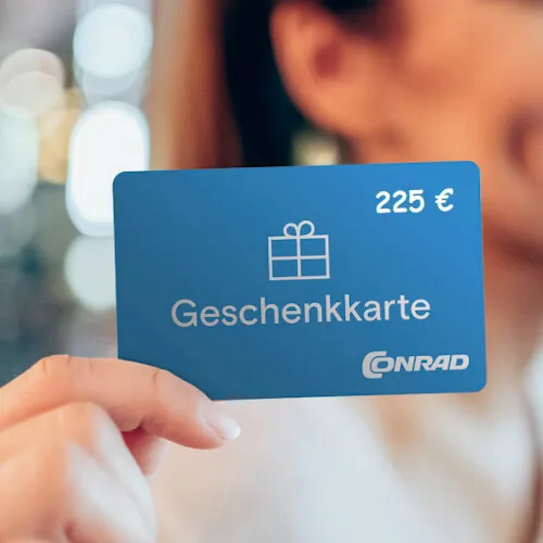 Conrad Electronic 225€ Gutschein Geschenkgutschein Geschenkkarte