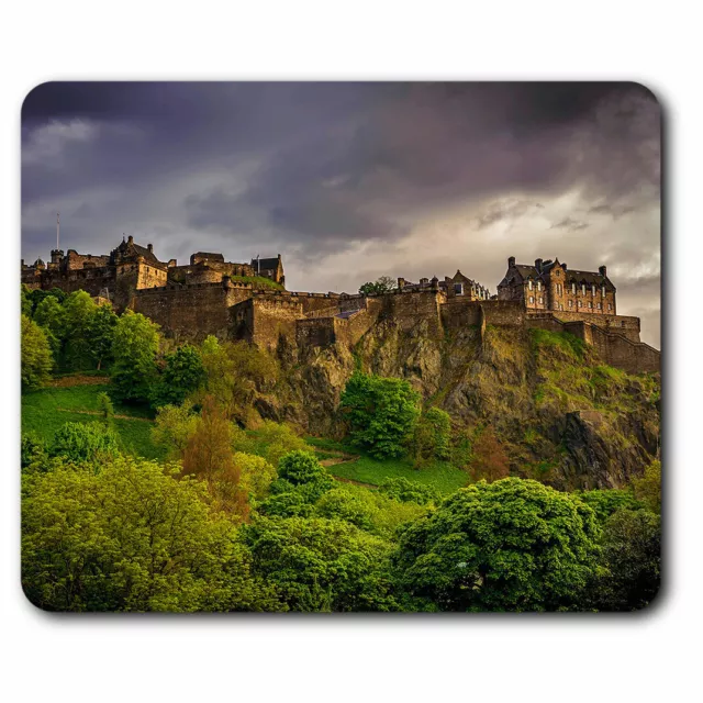 Computer Mouse Mat - Edinburgh Castle Scotland Scottish Office Gift #8906