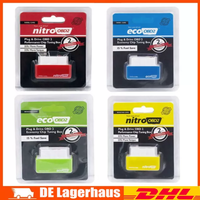 OBD2 Fuel Saver Leistung Drehmoment Chip Tuning Box Gerät für Benzin Diesel Auto