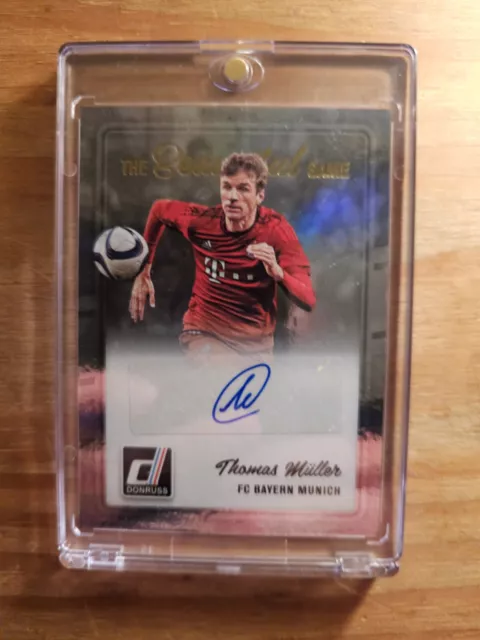 2016-17 Donruss The Beautiful Game Thomas Muller Auto