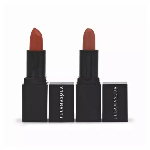 Illamasqua Time to Kiss Mini Lipsticks 2x 2g, 1 Lipstick Missing - Imperfect Box