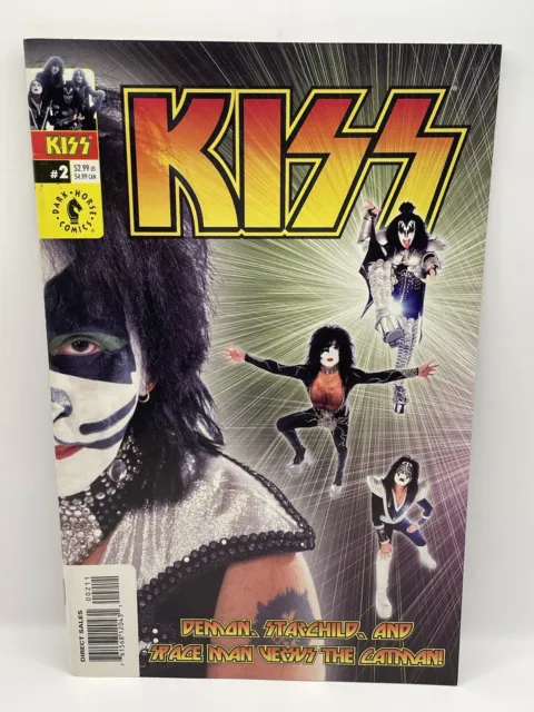 Kiss Comic #2- Dark Horse Comics- (2002)- VF-NM- Demon, Starchild & Spaceman Vs.