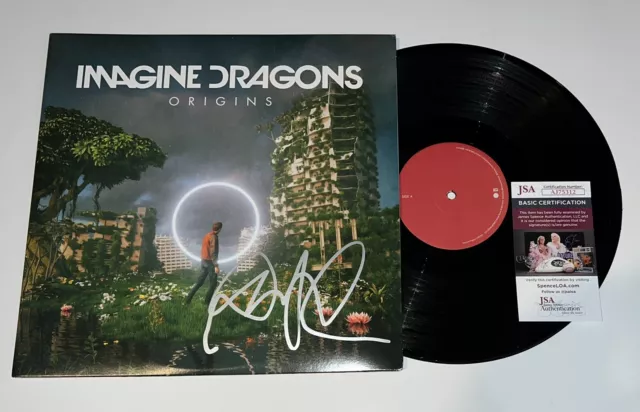 🎤 DAN REYNOLDS SIGNED IMAGINE DRAGONS EVOLVE RECORD ALBUM LP VINYL BECKETT  PSA