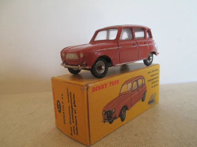 Dinky Toys France 1416 – Renault 6 Rouge, Miniature En Boîte
