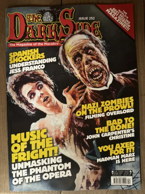 The Dark Side magazine #252 2024 Unmasking The Phantom of the Opera +Jess Franco
