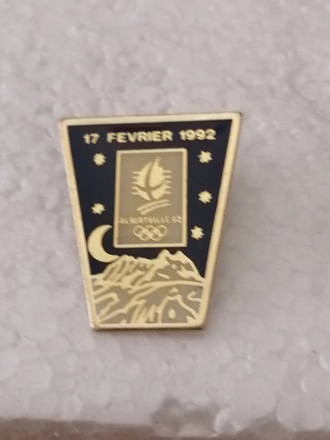 Pin's Hockey JO Albertville 1992 - Revers émaillé - Collection Olympique