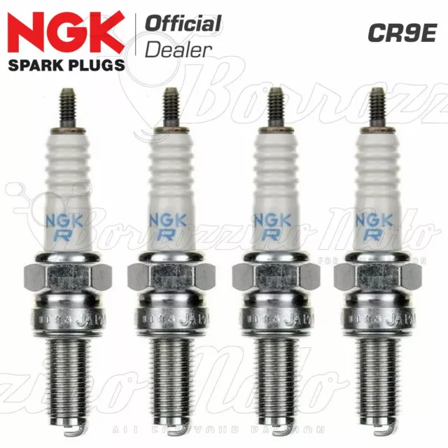 4 Candele Ngk Cr9E Kawasaki Zx-7R Ninja 750 2000