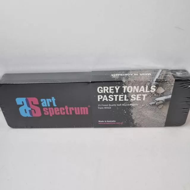 Art Spectrum Soft Pastel Grey Tonals Tin Set of 15 Artist Supply Quality