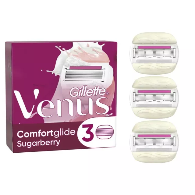 Gillette Venus comfortglide sugarberry - Lot de 3 lames