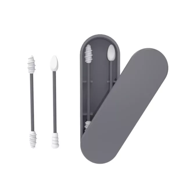 Coton-tiges en silicone bâton réutilisable Portable et nettoyable oreille U1P5