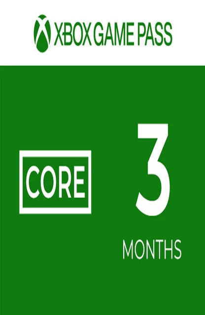 Xbox Game Pass Core 3 mesi - codice digitale download Microsoft Xbox Live - DE
