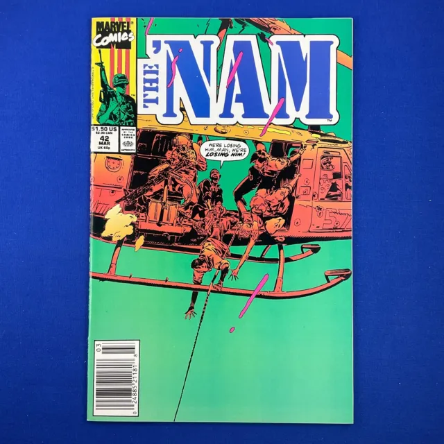 NAM #42 Marvel Comics 1990 Vietnam War Comic Book