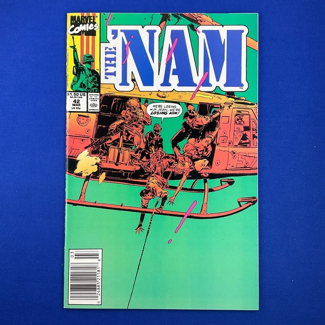 NAM #42 Marvel Comics 1990 Vietnam War Comic Book