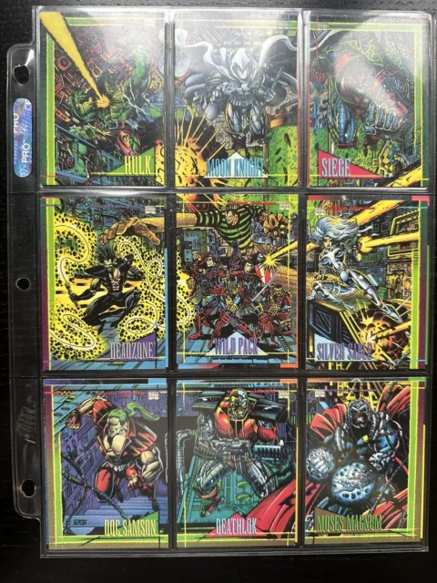 Marvel Universe Series 4 1993 Skybox - Trading Card - Complete set
