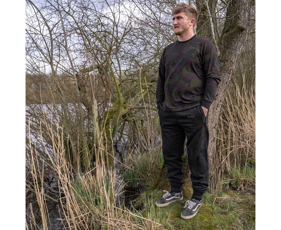 Avid Distortion schwarz/camo Jogger Karpfenangeln ALLE GRÖSSEN 7