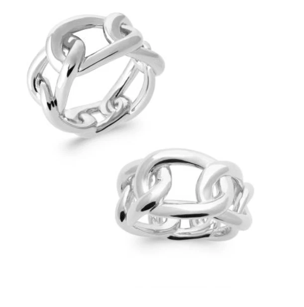 Bague Ying Yang Diamant & Onyx Argent 925 Rhodié - Taille 50 à 60, Dolly-Bijoux, 2.26-2.50 Carats, Neuf