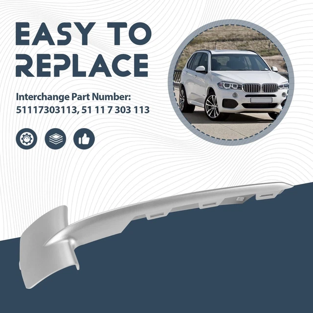 CACHE INFÉRIEUR DE pare-chocs avant finition Xline pour BMW X3 G01 2016