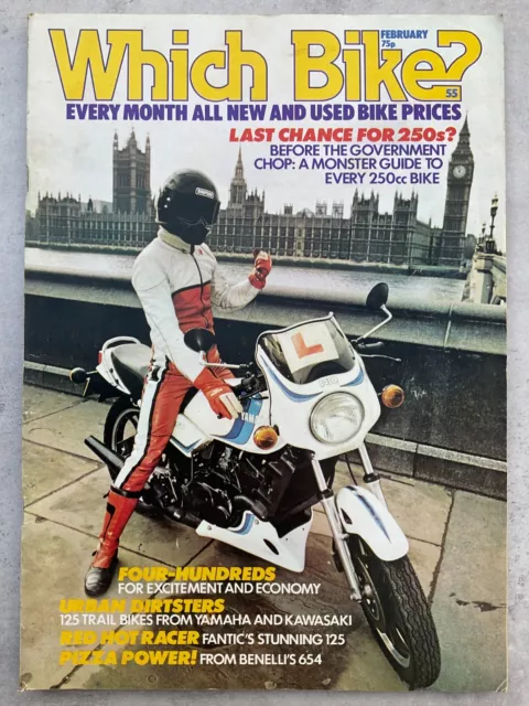 Welches Fahrradmagazin - Februar 1981 - Benelli 654, GN400T v Z400J, alle 250cc