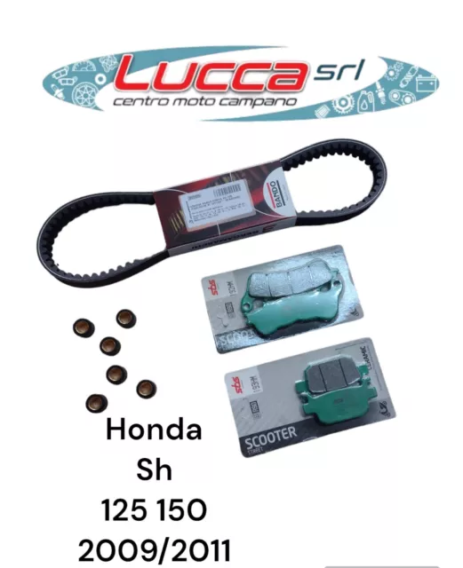 Kit Tagliando Cinghia Rulli 2 CP. Pastiglie Honda Sh 125 150 2009 - 2011