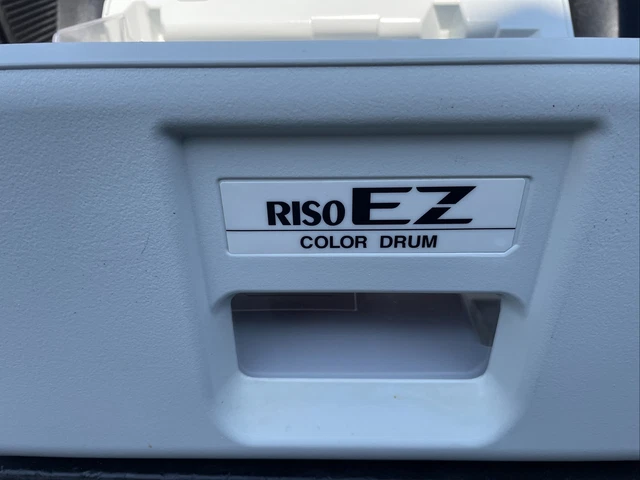 RISO Risograph Duplicator RP Color Drum Bright Red For Parts. UNTESTED